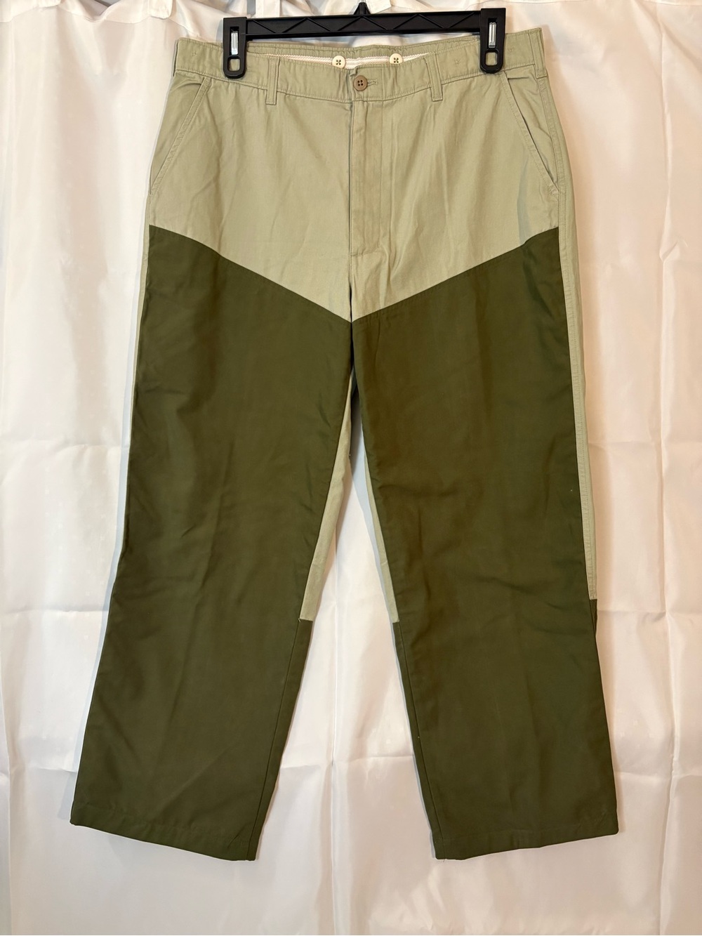 L.L. BEAN Upland Briar Hunting Pants Size 36 Double Knee Buzz Off Insect Shield